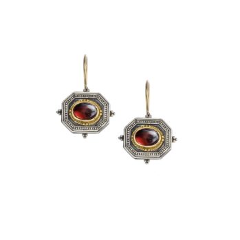 Cyclades earrings in 18K Gold and Sterling silver