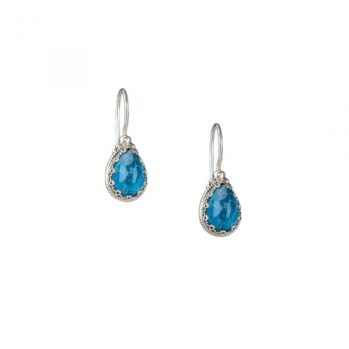 Aegean colors earrings in Sterling Silver