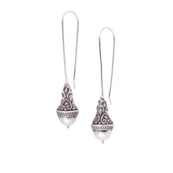 Santorini earrings in sterling silver