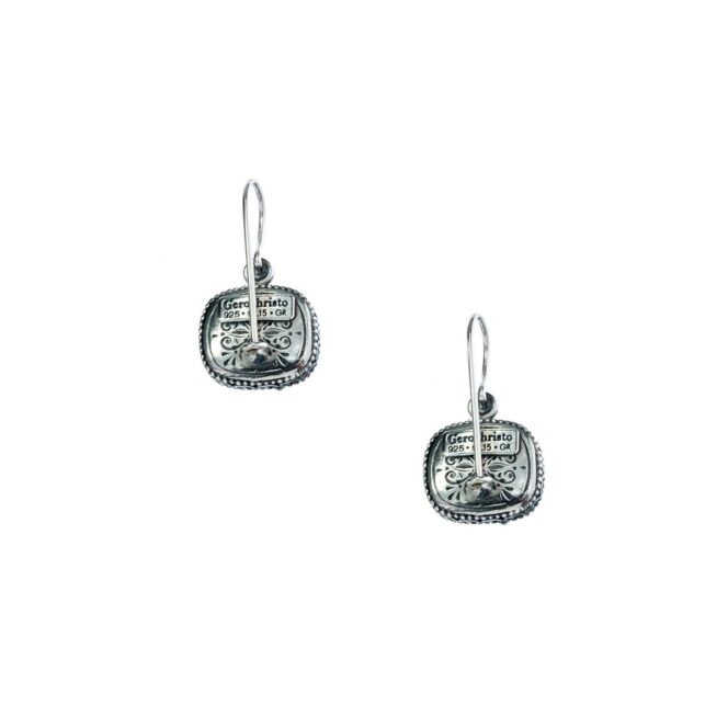 Garden Shadows small cushion Earrings in Sterling Silver - Image 2