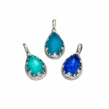 Aegean colors pendant in Sterling Silver