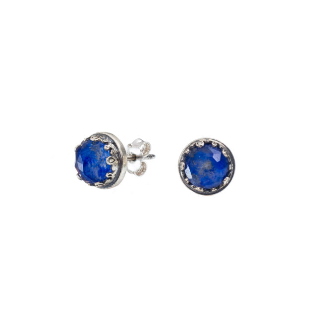 Aegean colors stud earrings in sterling silver - Image 4