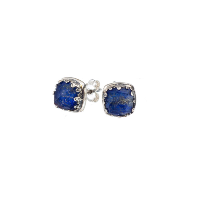 Aegean colors stud earrings in sterling silver - Image 9