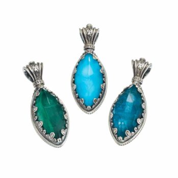 Aegean colors pendant in Sterling Silver