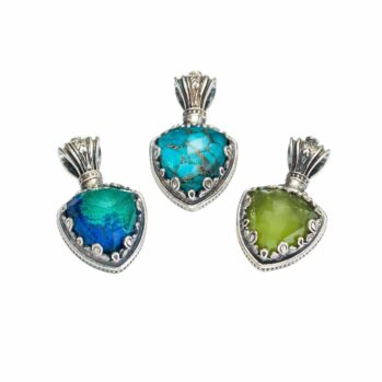 Aegean colors pendant in Sterling Silver
