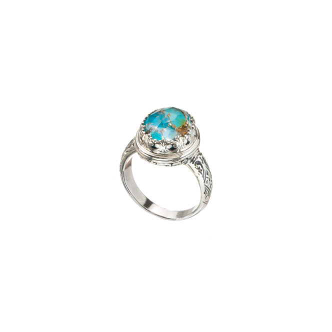Iris ring in Sterling Silver