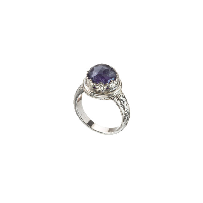 Iris ring in Sterling Silver