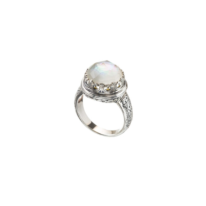 Iris ring in Sterling Silver