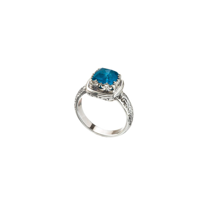 Iris ring in Sterling Silver