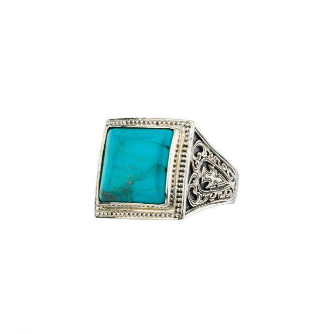 Classic ring in Sterling Silver with natural stone - Image 6