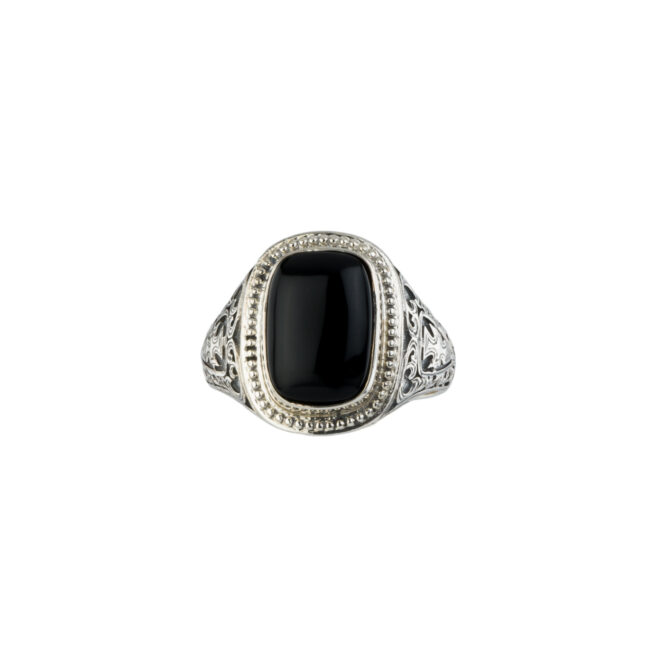 Classic ring in Sterling Silver with natural stone - Image 4