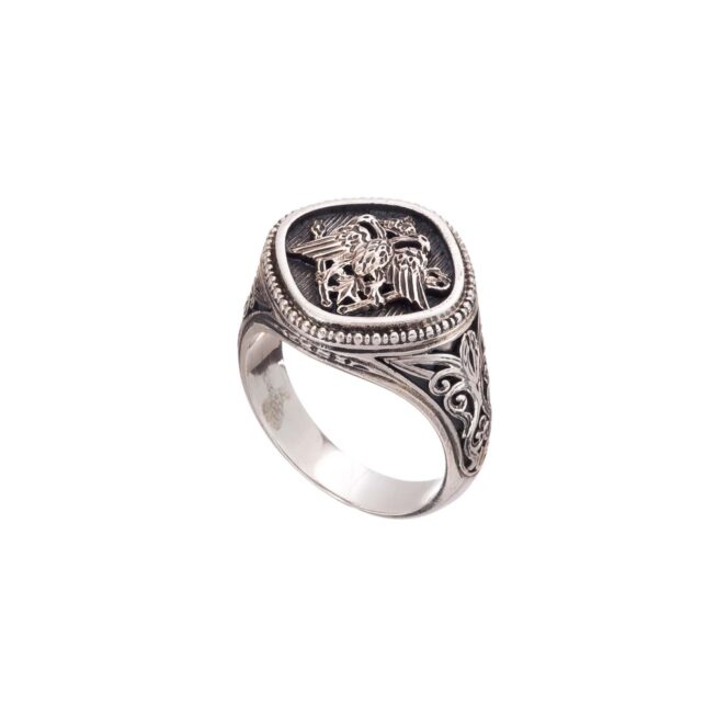 Byzantine ring in Sterling Silver - Image 2