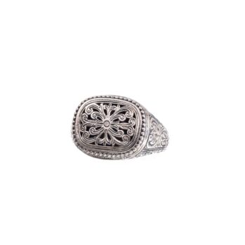 Classic men ring in sterling silver