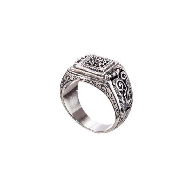 Byzantine Ring in Sterling Silver - Image 2