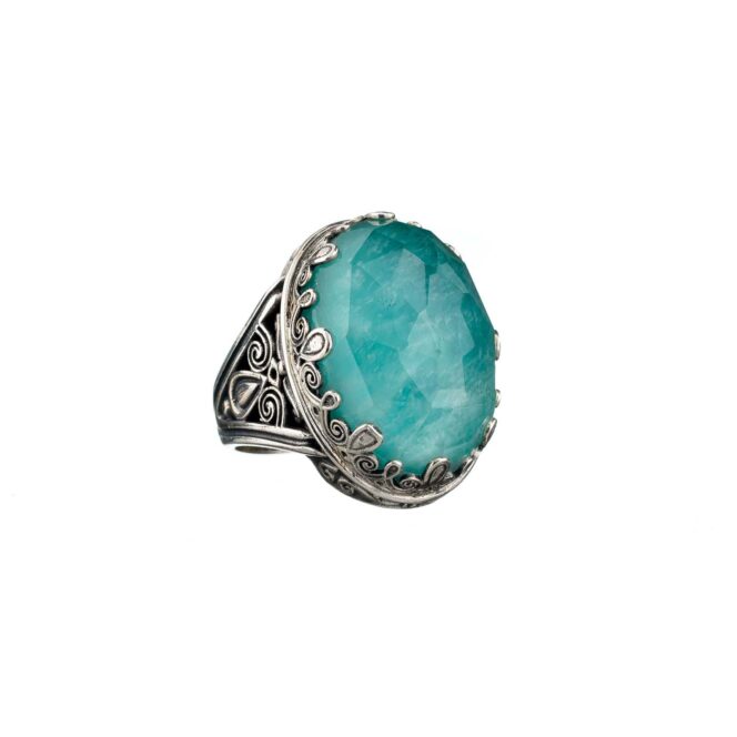 Aegean colors ring in sterling silver - Image 3
