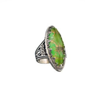Aegean colors ring in sterling silver
