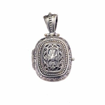 Locket pendant in Sterling Silver