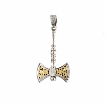 Minoas pendant in 18K Gold and Sterling Silver
