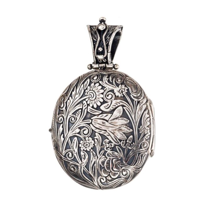 Locket pendant in Sterling Silver - Image 3