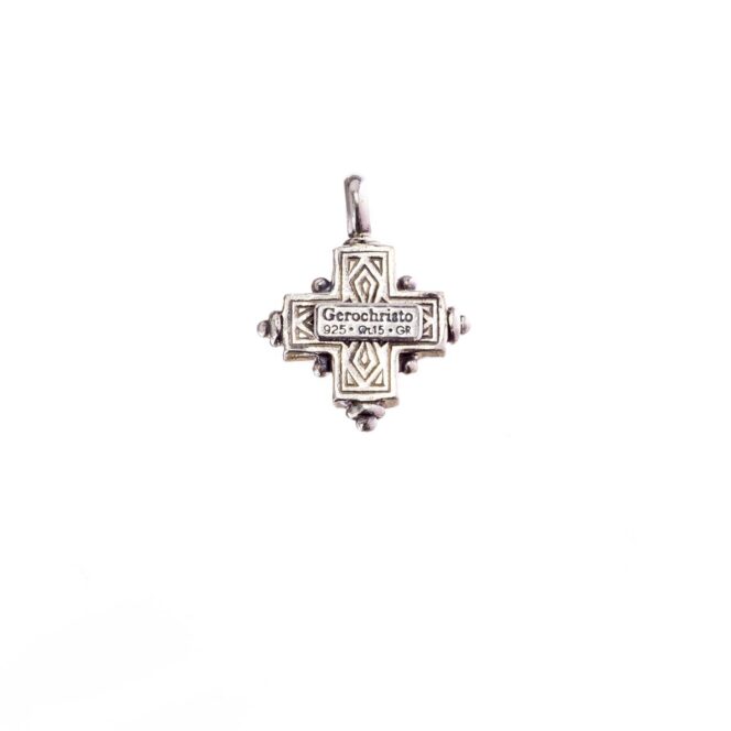 Cyclades small square Cross in Sterling Silver - Image 2
