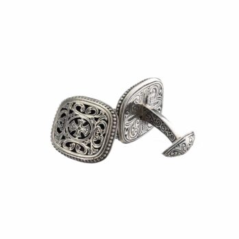 Byzantine cufflinks in Sterling Silver