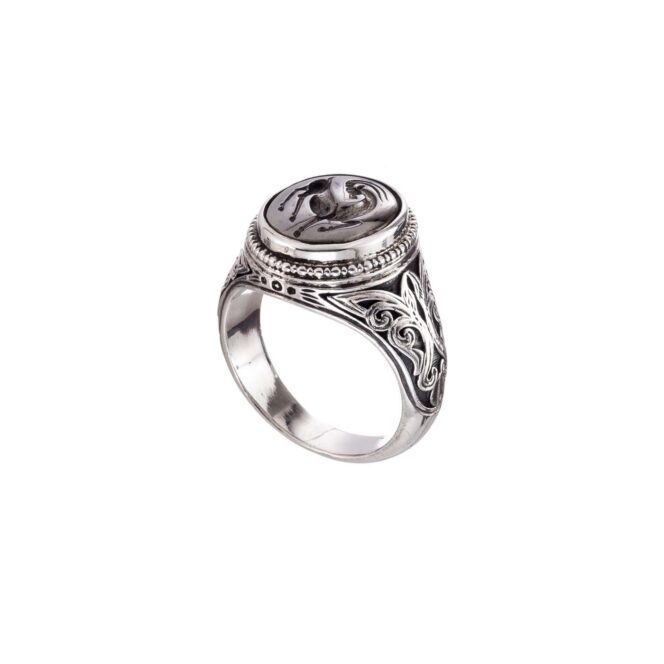 Signet ring in Sterling Silver - Image 2
