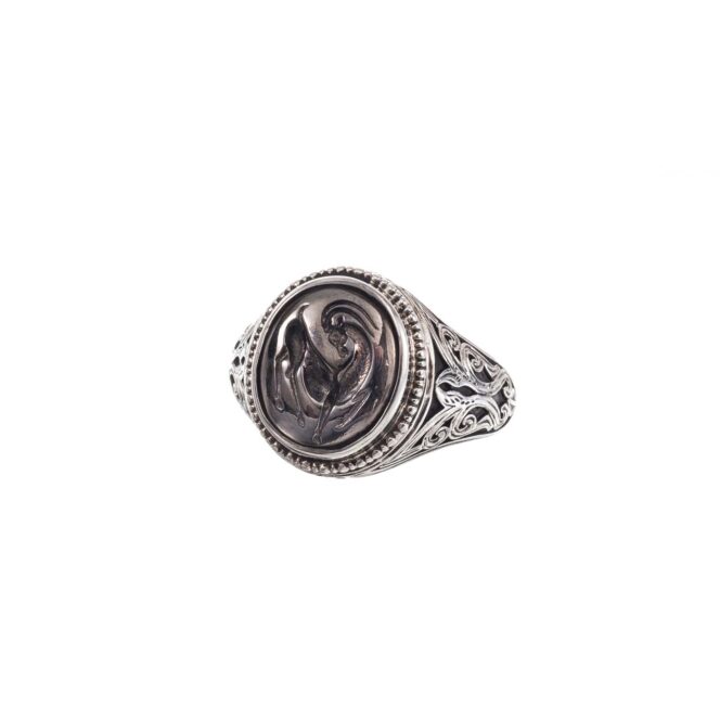 Signet ring in Sterling Silver