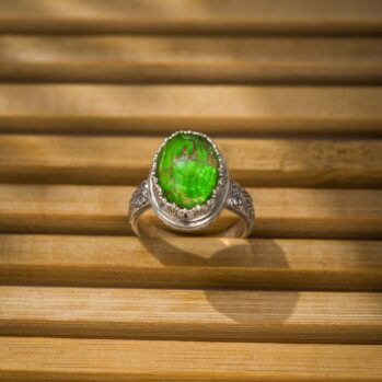 Iris Oval Ring in Sterling Silver