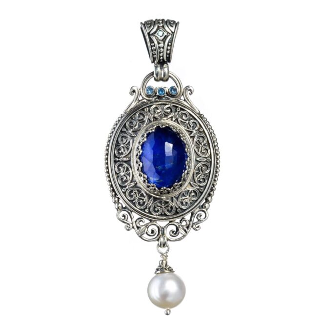 Aegean colors pendant in Sterling Silver - Image 4