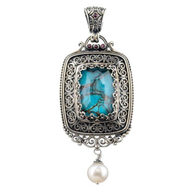 Aegean colors pendant in Sterling Silver - Image 2