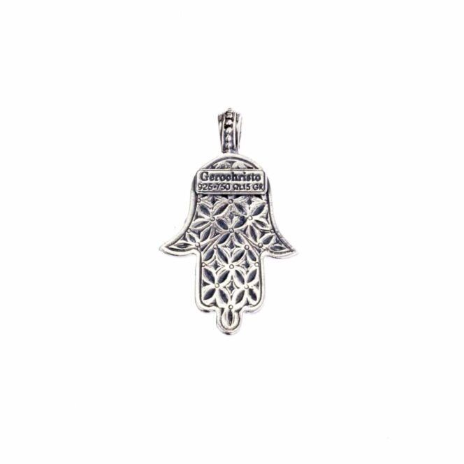 Hamsa hand of fatima with the star of David pendant - Image 2