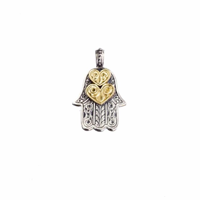 Hamsa hand of fatima pendant