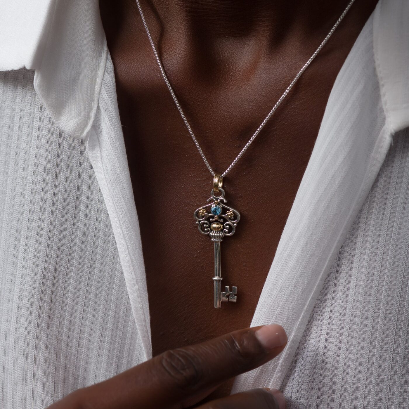 アクセサリー Gerochristo Handmade Chain Necklace 60cm The Flower Chain by Gerochristo — Athena Gaia