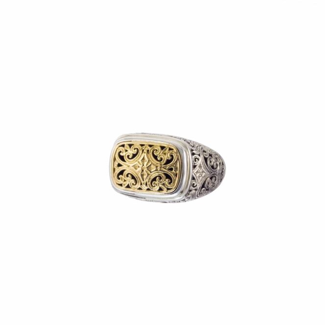 Mediterranean Ring in 18K Gold and Sterling Silver - Image 2