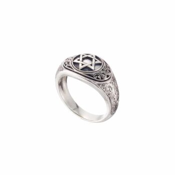 Symbol Ring in Sterling Silver
