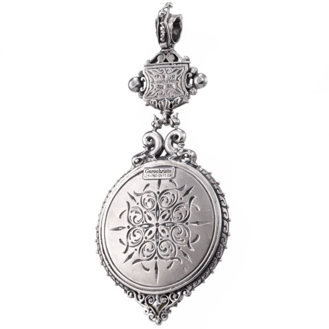 Aphrodite pendant in 18K Gold and Sterling Silver - Image 2