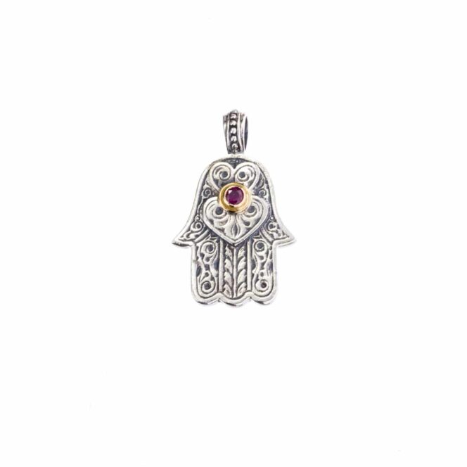Hamsa hand of fatima pendant