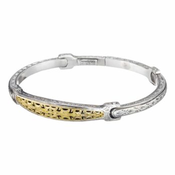 Garden Shadows Bracelet in 18K Gold and Sterling Silver
