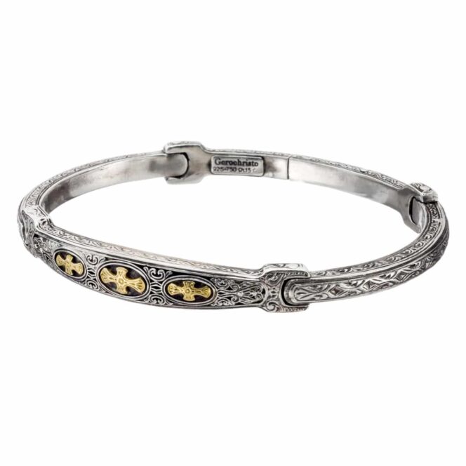 Patmos Bracelet in 18K Gold and Sterling Silver