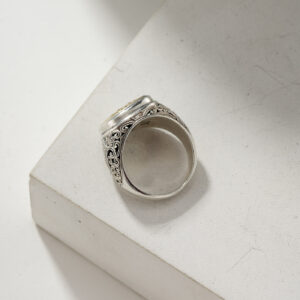 Mediterranean Square Ring in Sterling Silver - Gerochristo Jewelry