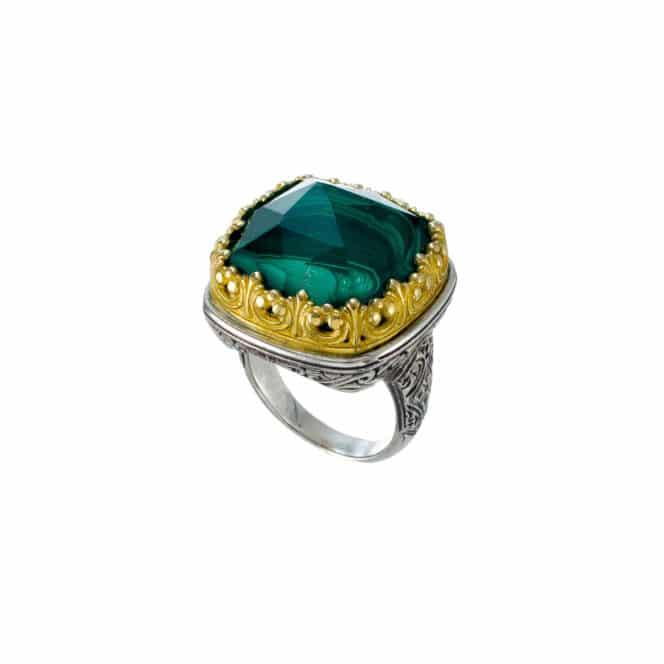 Iris ring in Sterling Silver with Gold Plated Parts - Image 8