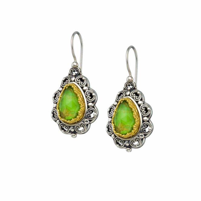 Penelope earrings in Sterling Silver with Gold plated parts - Image 4