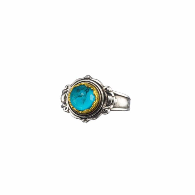 Semeli Ring in Sterling Silver with Gold plated parts - Image 2