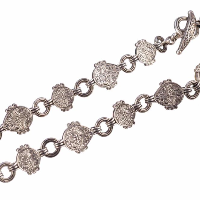 Semeli necklace in Sterling Silver with Gold Plated parts - Image 3