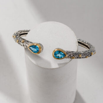 Eden's Garden Eva bracelet in 18K Gold and Sterling silver with gemstones
