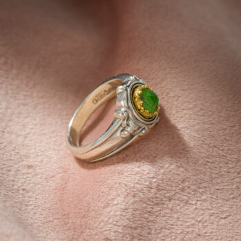 Semeli Ring in Sterling Silver with Gold plated parts