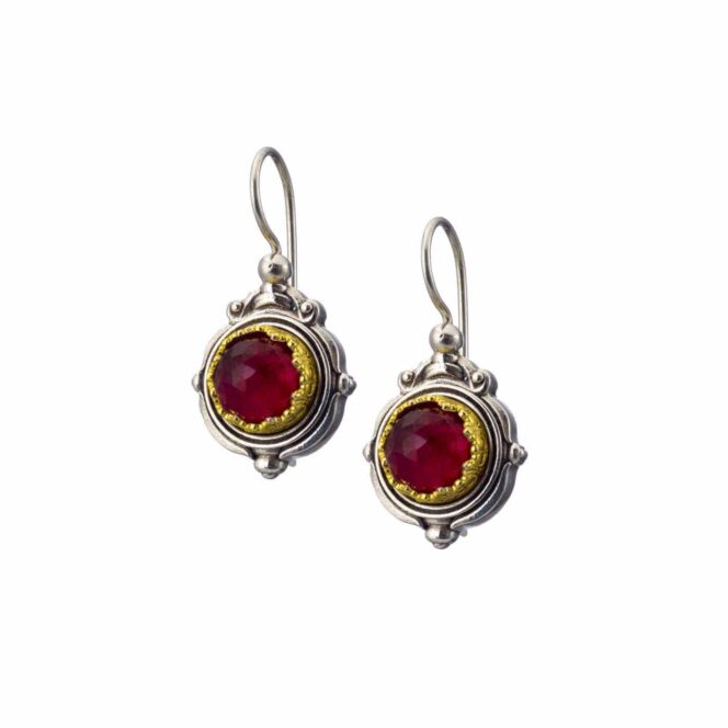 Semeli earrings in sterling silver with Gold plated parts - Image 3