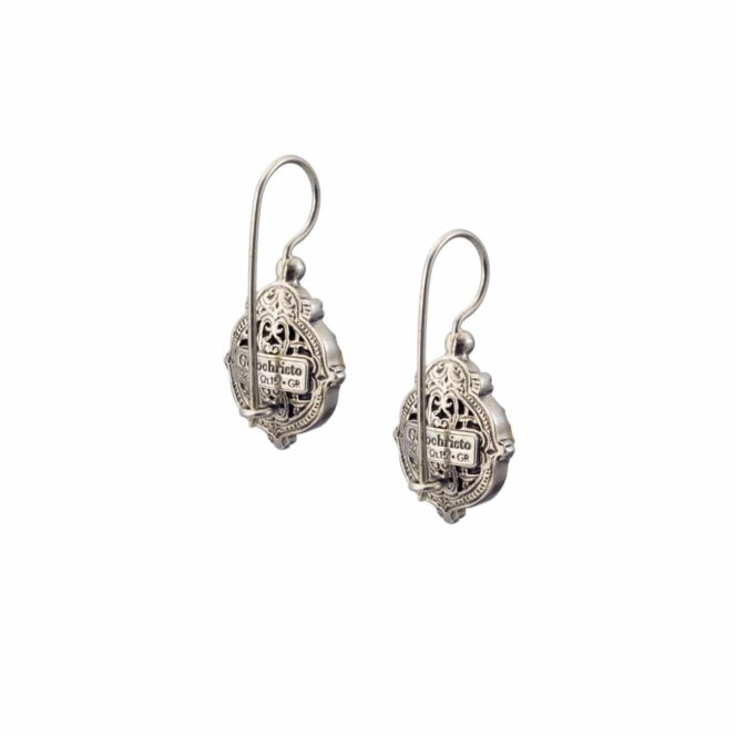Semeli earrings in sterling silver with Gold plated parts - Image 4