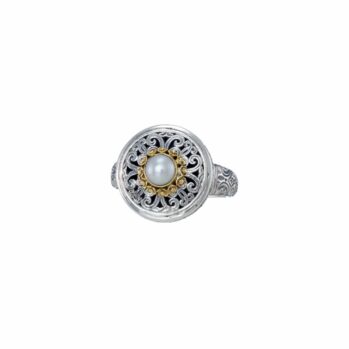 Mediterranean Ring in Sterling Silver with 18K Gold details