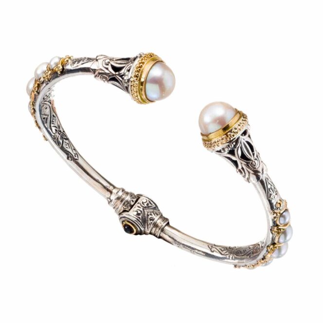 Santorini Bracelet in 18K Gold and Sterling Silver - Image 3
